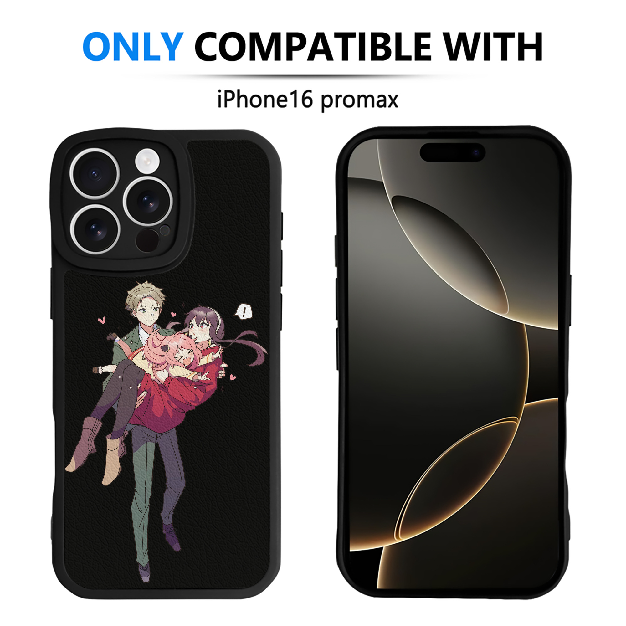 （画像用） SPY×FAMILY间谍家家酒 【iPhone 16シリーズ対応】シリコンスマホケース（レザー調） 材質：シリコン